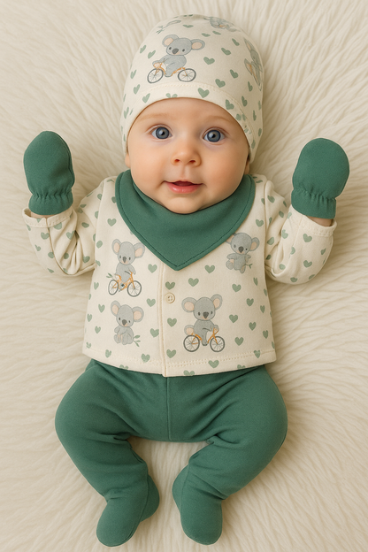 🐨 Ensemble Naissance Koala – Lot de 5 Pièces