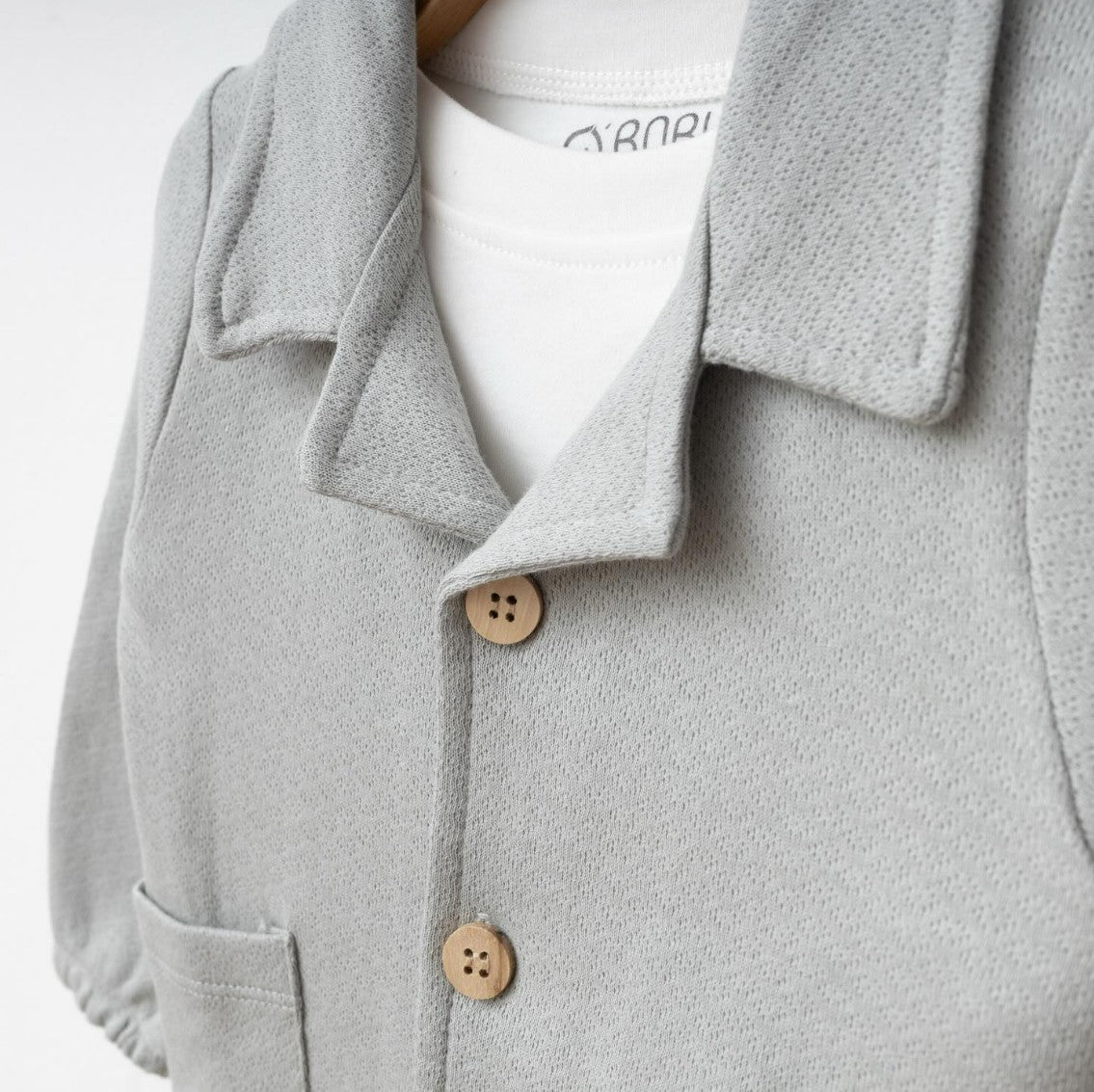 Ensemble naissance écru veste et pantalon – douceur et élégance pour bébé 🤍✨