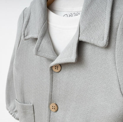 Ensemble naissance écru veste et pantalon – douceur et élégance pour bébé 🤍✨