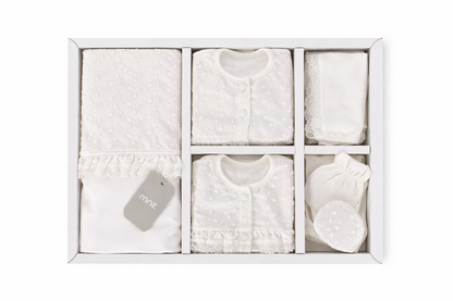 Coffret Naissance Ivoire – Élégance & Douceur Intemporelle 🤍