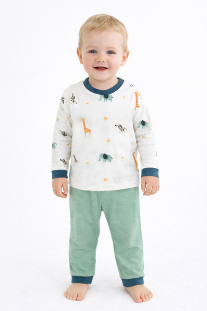 Ensemble bébé Safari – Douceur & Aventure au quotidien 🦒🌿