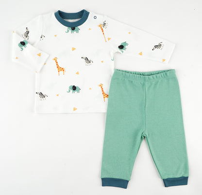 Ensemble bébé Safari – Douceur & Aventure au quotidien 🦒🌿