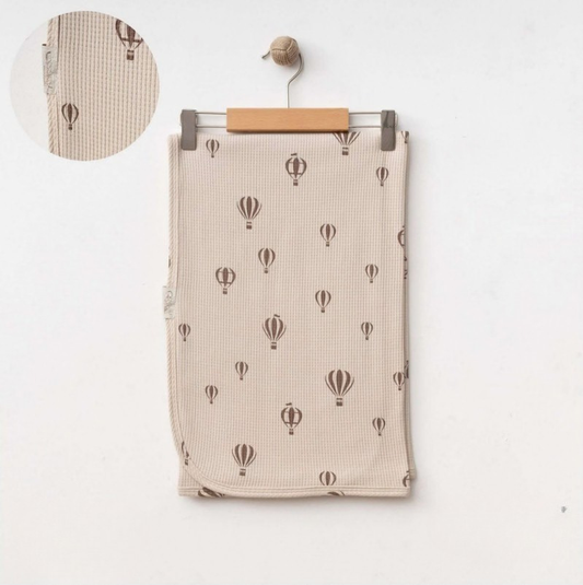 Couverture Bébé Aérienne – Motif Montgolfières
