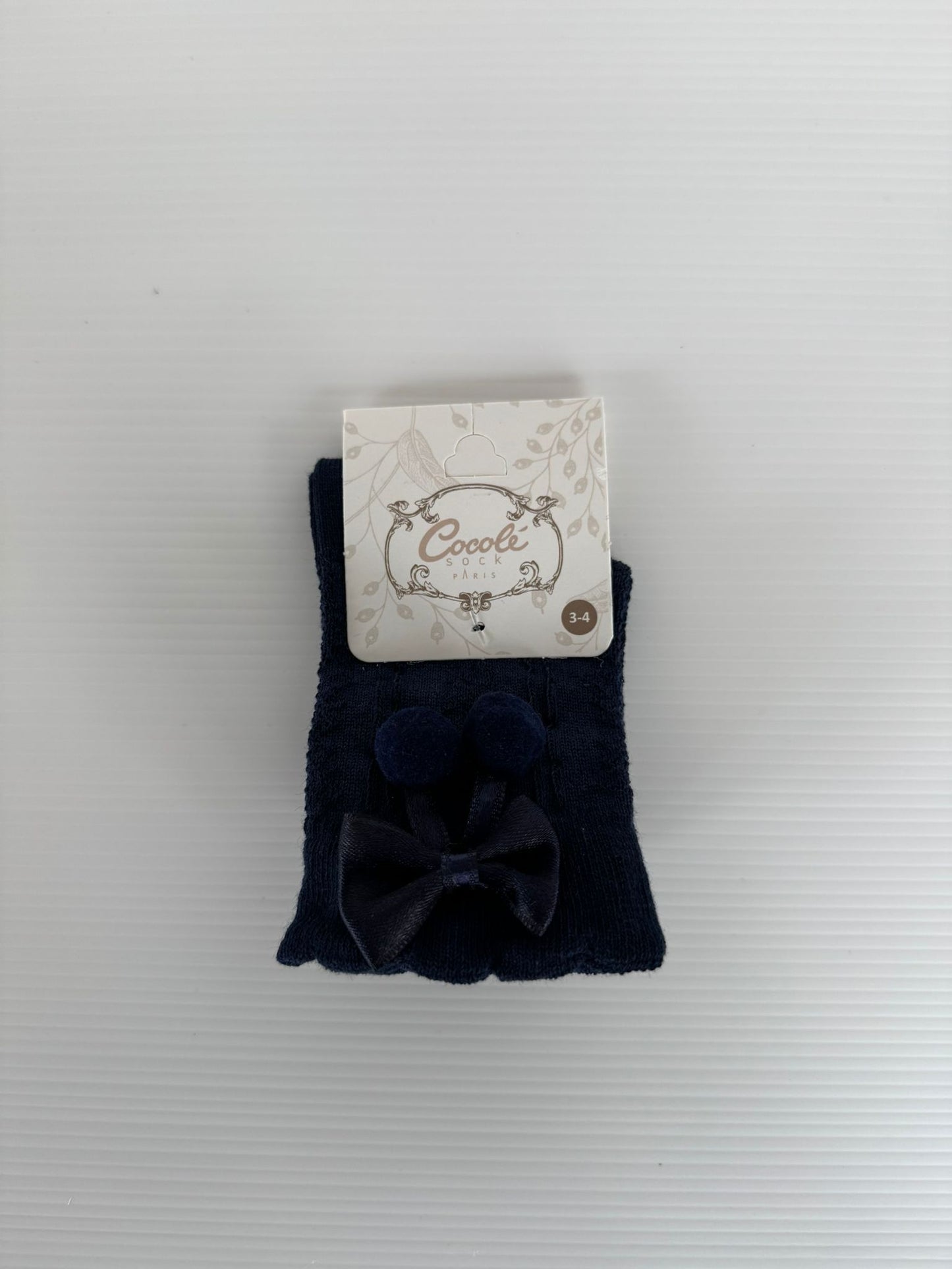 chaussettes avec noeud pour bébé