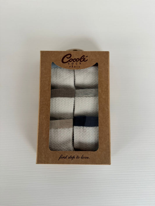 Coffret Naissance Chaussettes Bébé – Confort & Élégance